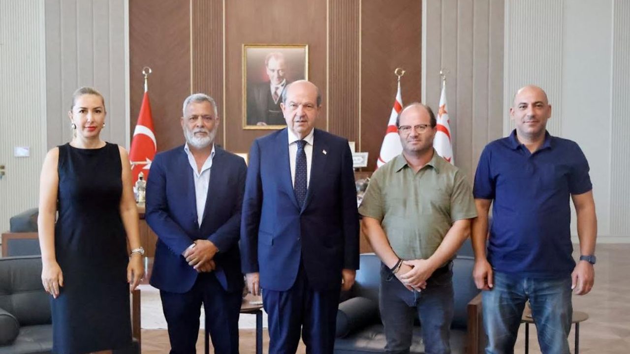 Kıbrıs Türk Taşınmaz Mal Değerlendirme Uzmanları Derneği, Cumhurbaşkanı Tatar tarafından kabul edildi.